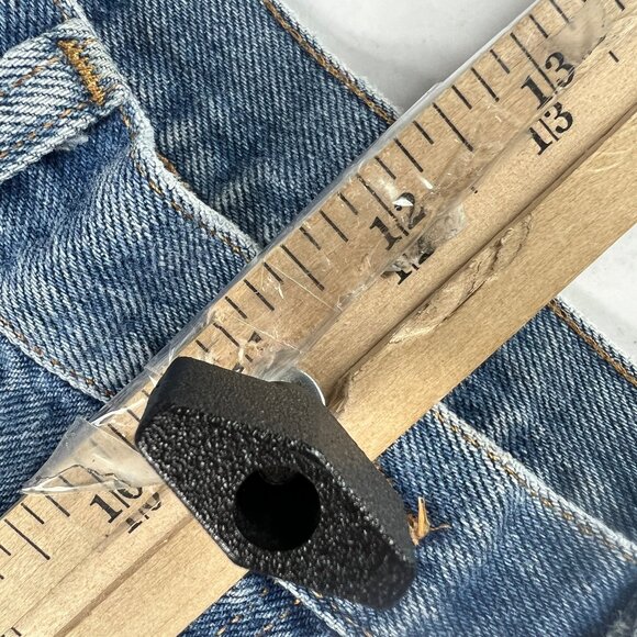 VTG Wrangler Shorts Men's 30* Blue Faded Cut Off Denim Jorts Talon Zipper Tag 32 - Picture 13 of 16